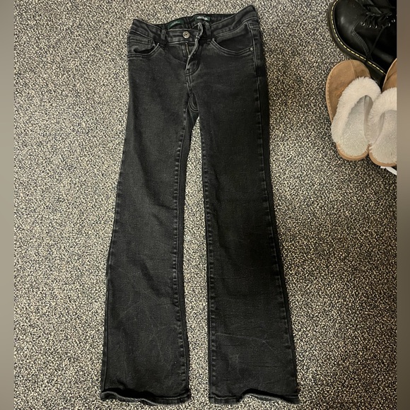 Low rise flare black jeans - Picture 1 of 2